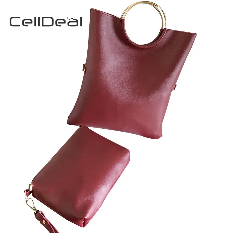 CellDeal 2 шт./компл. большое кольцо складная сумочка высокого качества сумка через