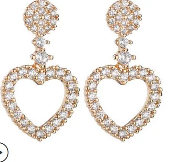 2 пар/упак. низкая цена качество Хрустальный кристалл бриллианты 925 Серебряное