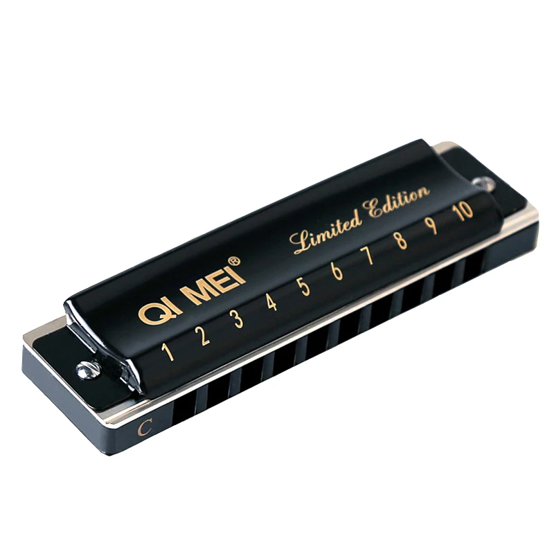 

Profession 10 Hole Harmonica Performance Version For Men And Women Beginner Upgrade Blues 10 Hole Harmonica Musical Instruments