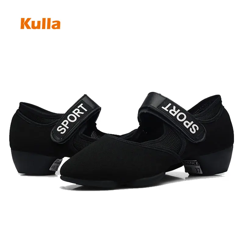 Women Jazz Shoes Latin Dancing Shoes Ballroom Spring Autumn Woman's Modern Square Shoes For Ladies Female Salsa Tango Dance Shoe