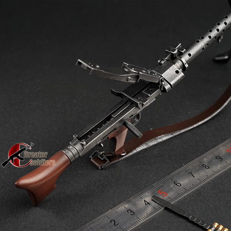 1/6 1:6 MG34 автоматическая сборка винтовки пистолет модель сборки пластиковое оружие для 1/6 солдата военные строительные блоки игрушка для