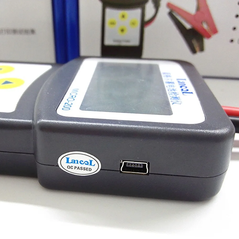 Многоязычная версия MICRO-200 автомобильный аккумулятор цифровой анализатор CCA