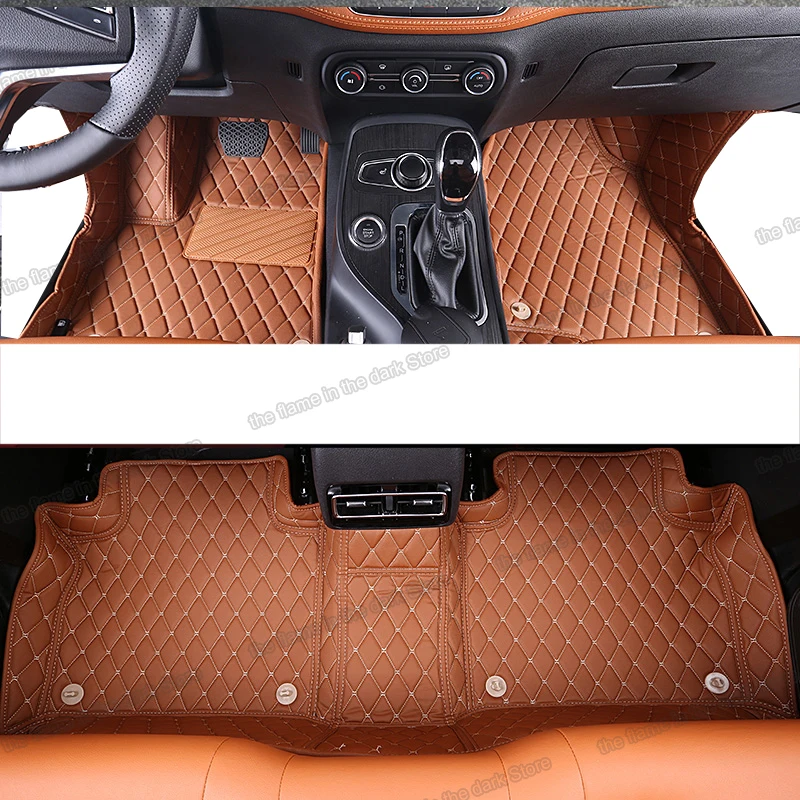 Кожаные автомобильные коврики Lsrtw2017 коврик для Chery Tiggo 7 2016 2017 2018 2019 2020 аксессуары