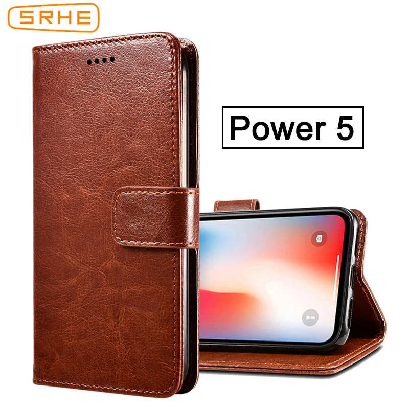 SRHE For Ulefone Power 5 Case Cover Flip Leather With Magnet Wallet 5S Power5 Cases | Мобильные телефоны и аксессуары
