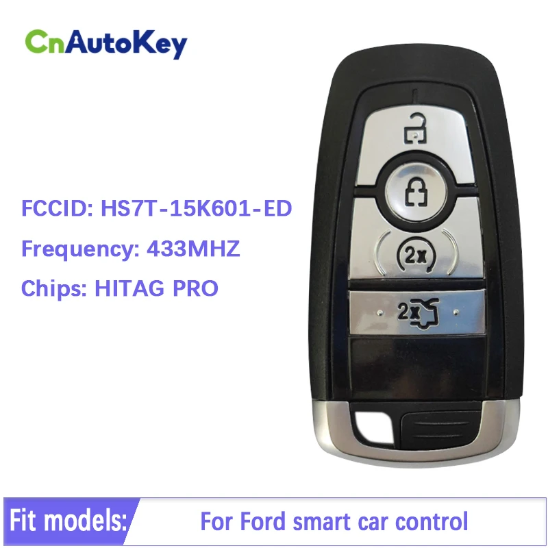 CN18093 HS7T-15K601-ED/DS7T-15K601-EF Smart Remote PROXIMITY Key 433.92MHz FSK Transponder for Ford Edge Explorer Fusion Mustang