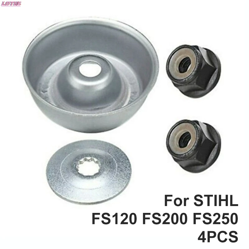 

Набор для фиксации Металлических Лезвий с 2 размерами сменных гаек для триммеров STIHL строительные детали 4 шт./компл.