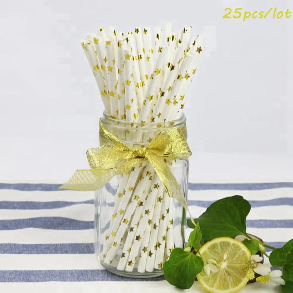 25pc Straws 3 Taoup 40th день рождения посуда бумажные тарелки баннеры скатерть полотенца с днем рождения 40 украшения для взрослых родителей - Цвет: 25pc Straws 3