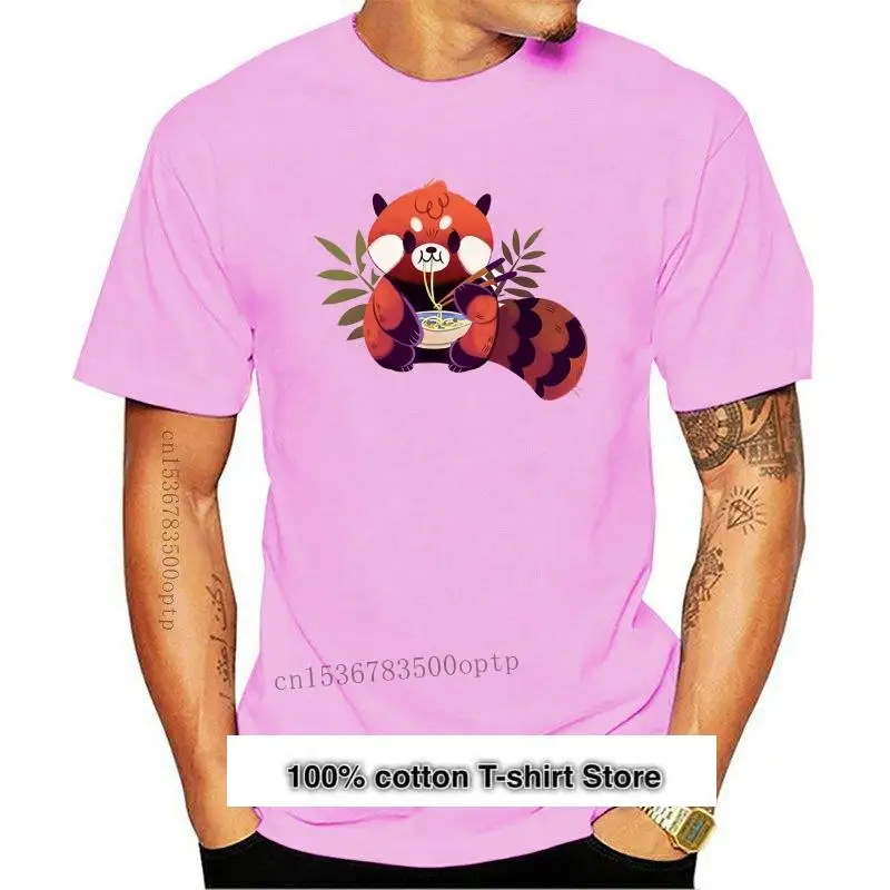 

Camiseta a la moda para hombre y mujer, camisa переключенная с принтом и персонализированным принтом панда красный y Мен, nueva