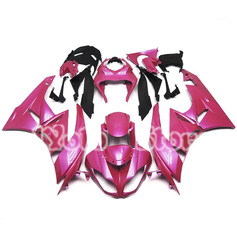 

Personalized Pink Body Fairing for Kawasaki Ninja 636 ZX-6R ZX6R 2009-2012 Brand New ABS Full Car Fairing Kit Ninja 636 ZX 6R