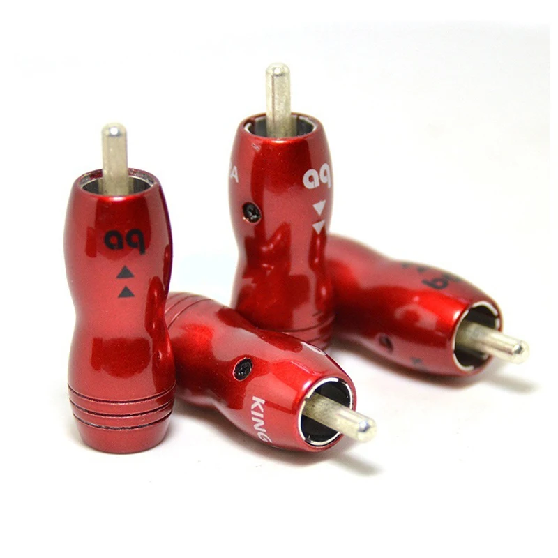 DIYLIVE St. AQ King Cobra Lotus Plug RCA Plug Signal Wire Plug Pure Copper Speaker Plug