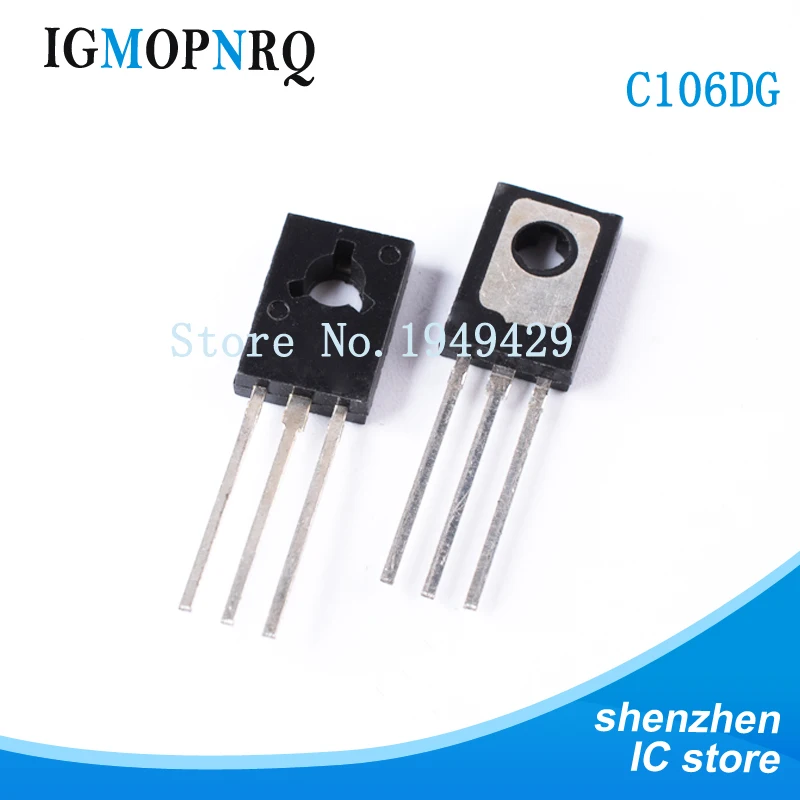10 шт. C106DG C106 TO 126 SCR 400 В 4A Новая быстрая доставка|scr c106| |