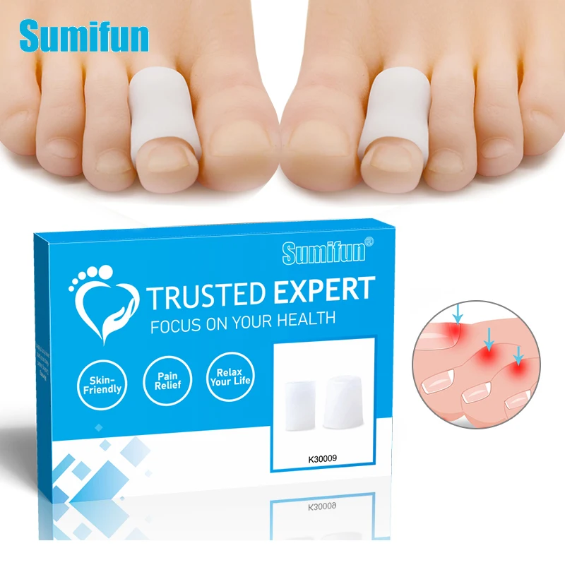 

16Pcs Silicone Gel Toe Tube Sepatator Thumb Protector Gel Bunion Finger Protection Corn Blisters Protection Foot Care Tool