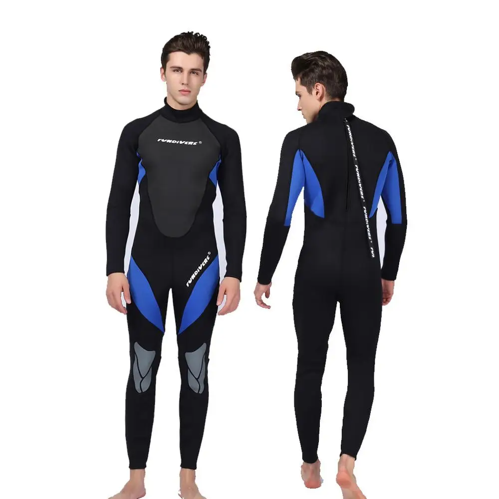 

Men 3mm Neoprene Wetsuit Surfing Swimming Diving Suit Triathlon Wet Suit for Cold Water Scuba Snorkeling Spearfishing