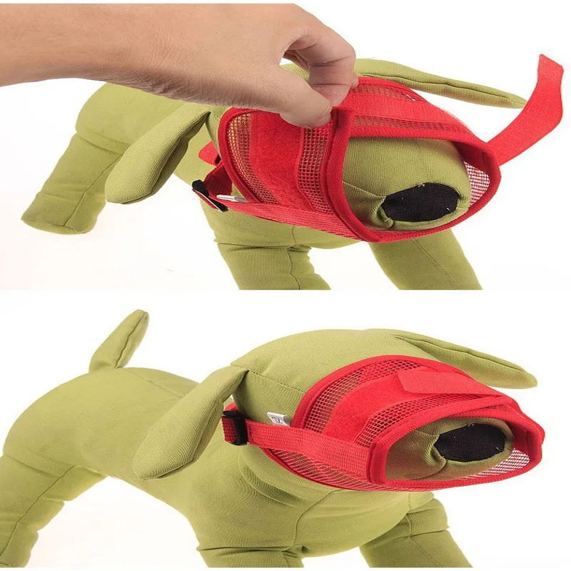 Продукт для дрессировки собак Регулируемая Маска сетчатые дышащие мордочки