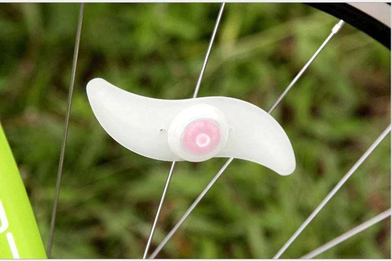 1pc Willow Shape LED Bicycle Wheel Spoke Light Waterproof Bike Cycling Accessories Lamp | Спорт и развлечения