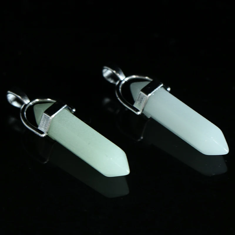 

DIY Natural Stone Pendant Reiki Chakra Gemstones Pendant Crystal Point Necklaces For Making Jewelry