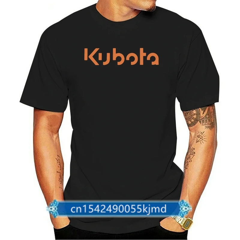 

Man Kubota Tractor Orange Logo Vintage Short Sleeve Top T-Shirts