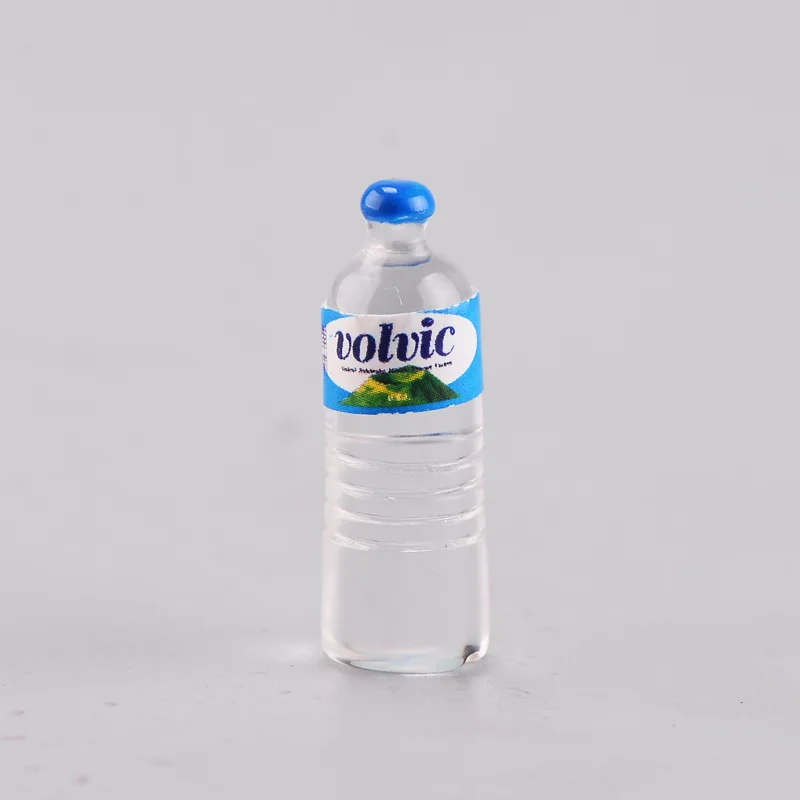 Water 2 шт пиво кофе XO миниатюры супер мини кофе мороженое пиво DIY статуэтки для террариума Феи сад Миниатюрный Кукольный дом Барби - Цвет: Water
