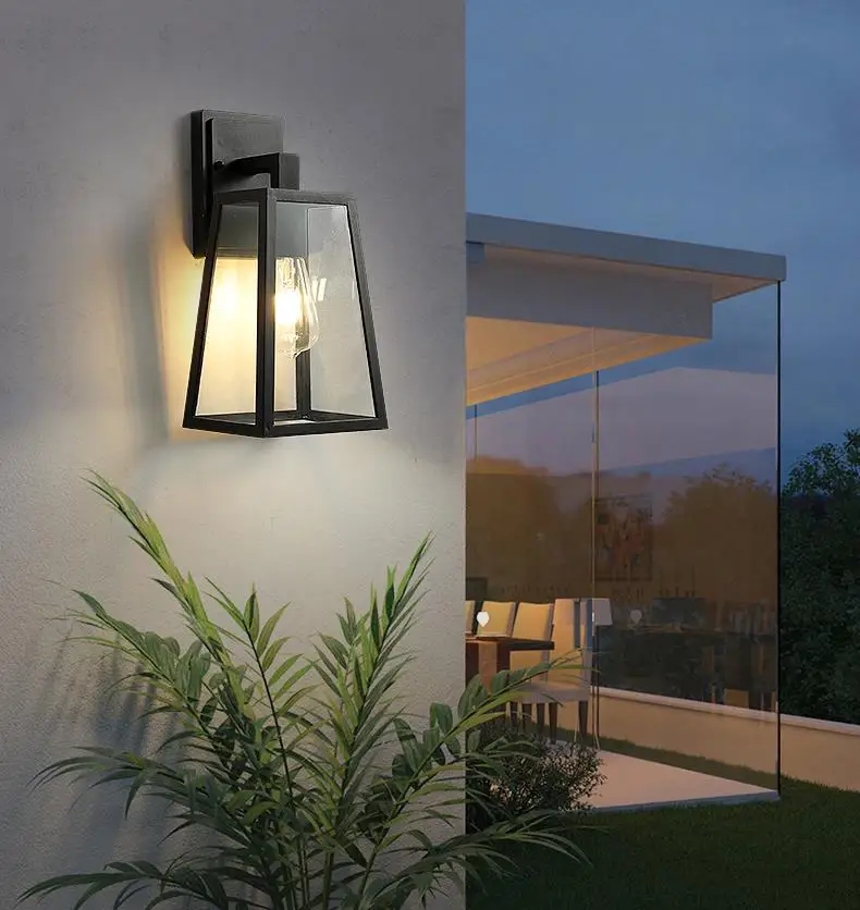 Винтажные уличные водонепроницаемые настенные лампы светодиодный светильник из