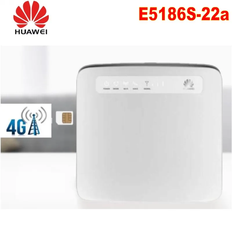 Разблокированный оригинальный E5186s 22a 300 м Huawei E5186 4 аппарат не привязан к оператору