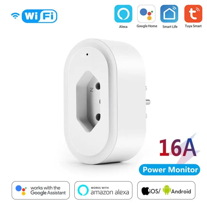 

Смарт-розетка с голосовым управлением и таймером, Wi-Fi