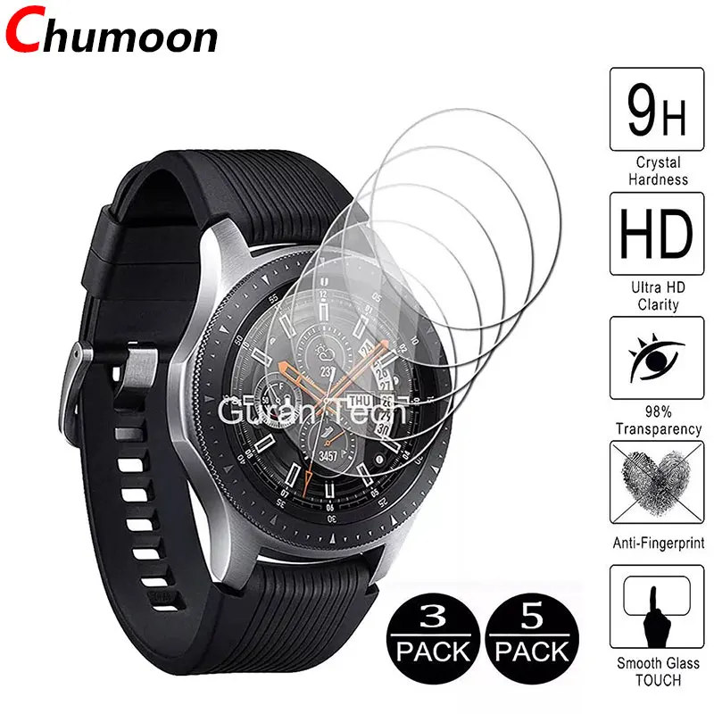

5Pcs 9H Premium Tempered Glass For Samsung Galaxy Watch 3 41MM & 45MM Smartwatch Screen Protector Film Accessories