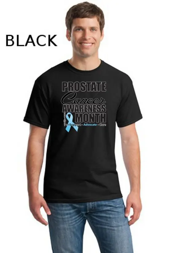 

Tops Tees 2020 Summer New Style Men High Quality Tees Prostate Cancer Awareness Month Advocate Cure September T Shirt Wholesale