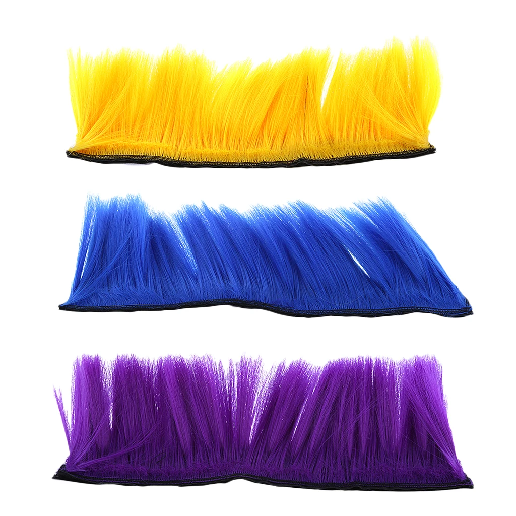 3 шт мотоциклетный шлем DIY аксессуары парик могавк костюмы шиньон (желтый +