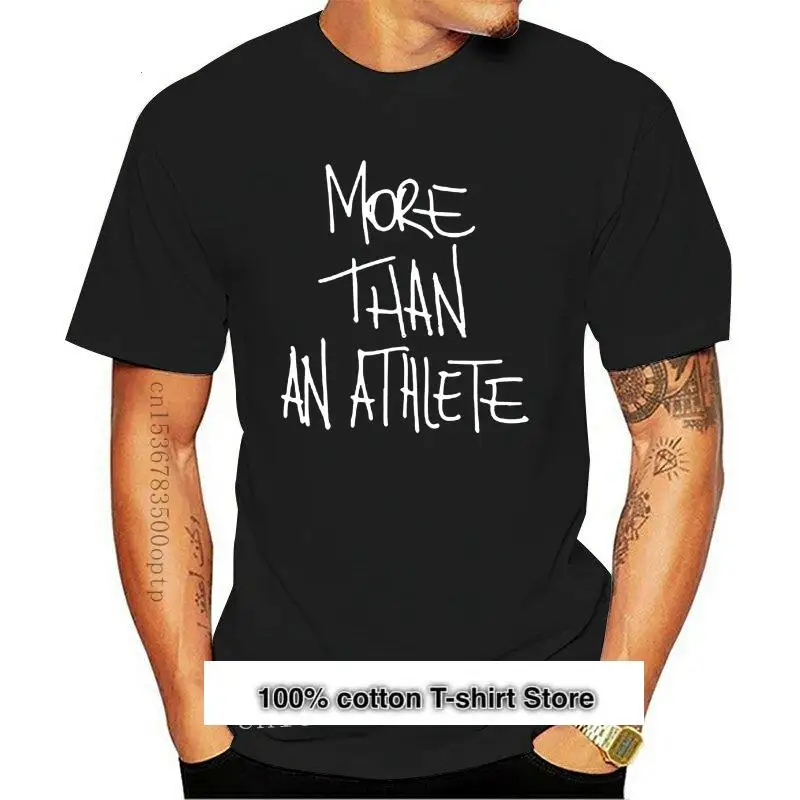 

Camiseta de manga corta para hombre, camisa más que un atleta, de verano, nueva marca