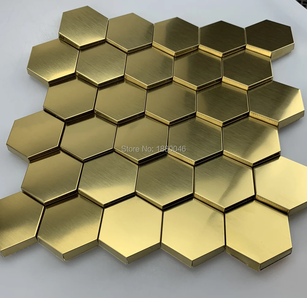 Одна коробка 11 шт. горячая Распродажа Роскошная золотая нержавеющая сталь