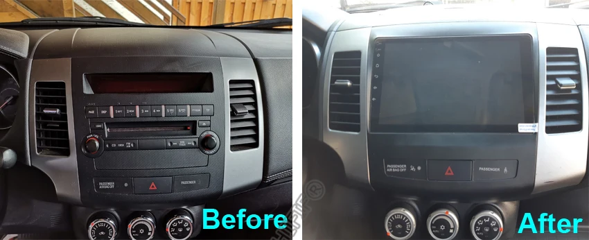Автомобильный DVD мультимедийный плеер для Mitsubishi Outlander XL 2005- 2din Android 9,0 радио магнитофон навигация gps
