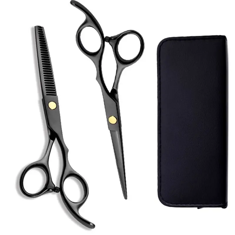 

3pcs Professional Hairdressing Kit Scissors Barber Salon Texturing Thinning Hair Cutting Tool