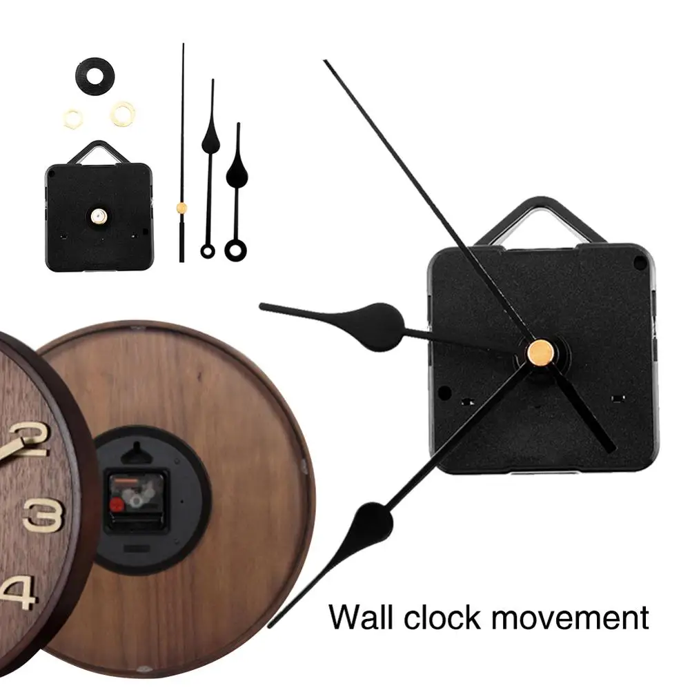 Новые модные часы механизм движения DIY запасные част ремонт с черными руками