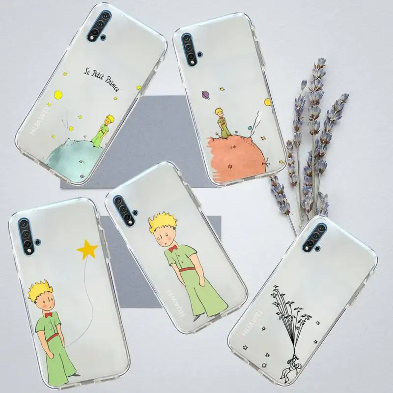 

le petit prince French cartoon Phone Case Transparent for Huawei honor P mate 40 20 30 10 50 i 9 x mate pro lite 8a