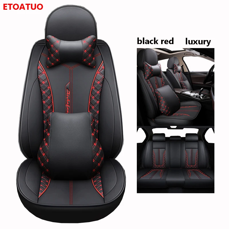 ETOATUO Universal leather Car Seat covers for Lifan All Models 320 520 620 820 X60 X50 720 X80 auto styling car accessories | Автомобили и