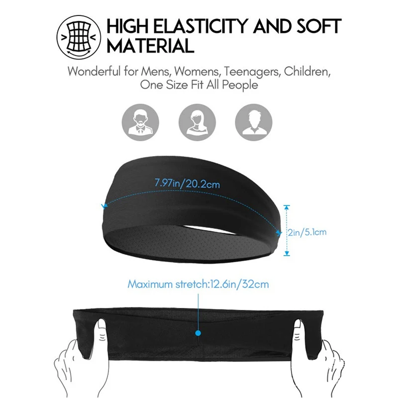 Мужской Эластичный ободок для волос фитнеса занятий спортом йогой|Резинки йоги| |