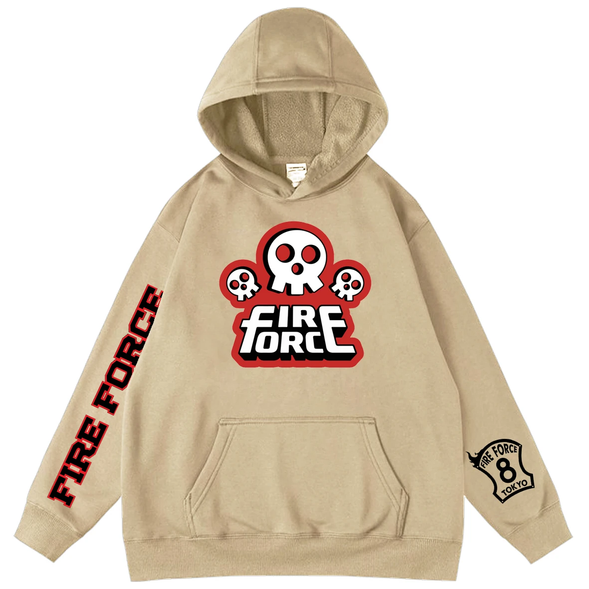 

Manga Fire Force Oversized Hoodie Loose Pullover Tops Unisex Men Hoody Hoodies 2021 Anime Mens Hip Hop Autumn Sweatshirts Hooded