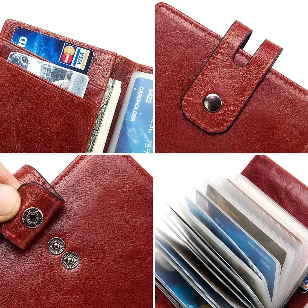 Кошелек GZCZ Женский из натуральной кожи с отделением для карт|Держатели карт и