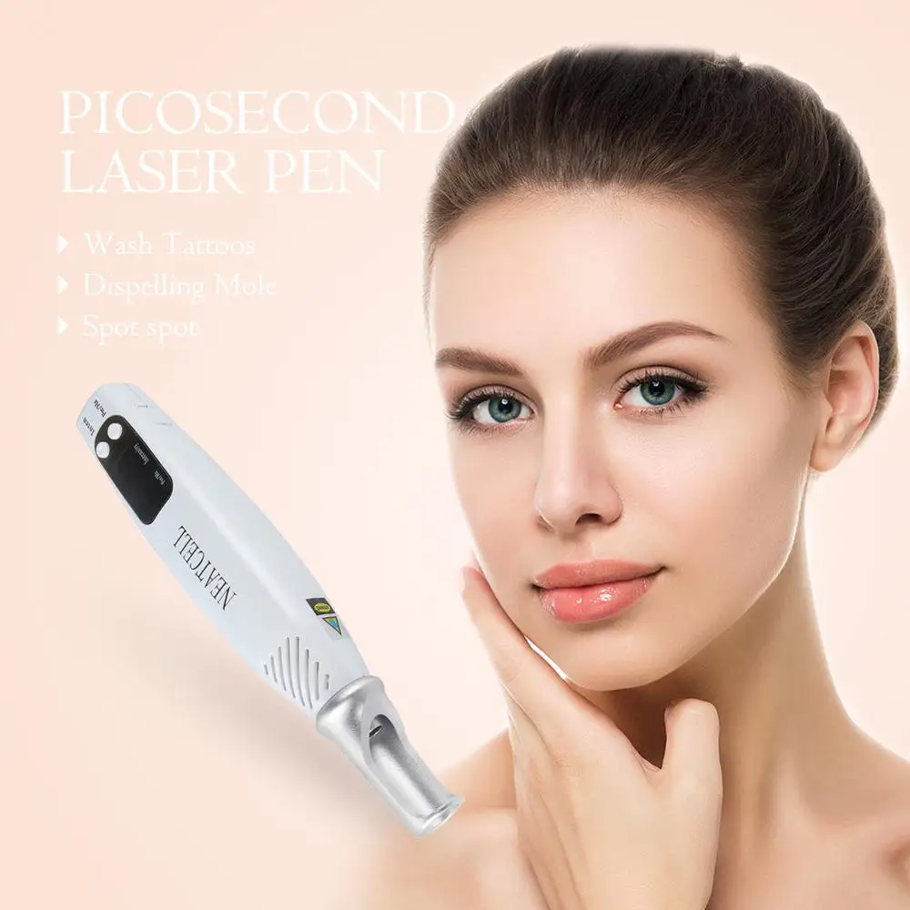Пикосекундная лазерная ручка светотерапия тату шрам удаление веснушек моль