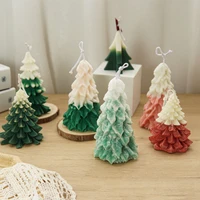 diy candle making three dimensional christmas tree candle silicone mold 3d craft tool soap handmade cake decorating tools