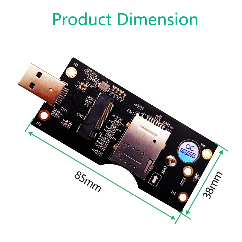 Прочный портативный классический практичный M.2 ключ B к USB 3 0 адаптер настольный