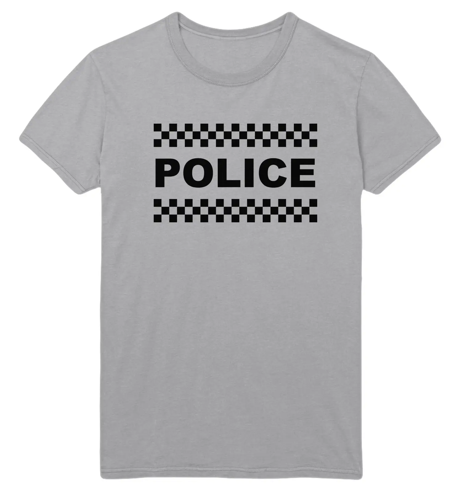 Полицейская футболка для мужчин женщин детей нарядное платье топ костюм наряд