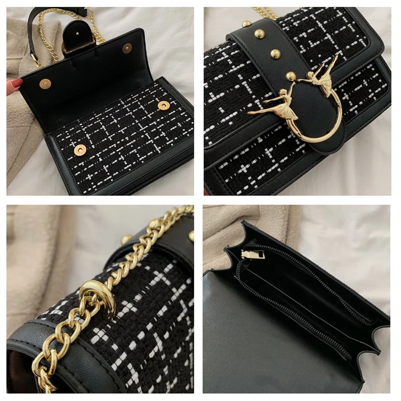 

Weaving women's shoulder bag fashion ladies Messenger bag layered female handbag winter shopper bag new discount 2019 girl bags