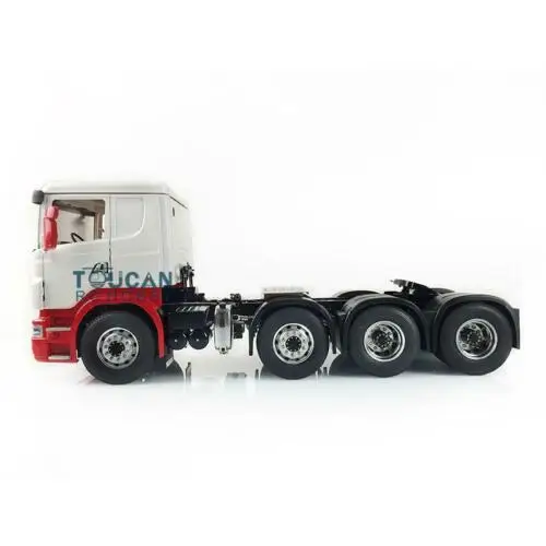 LESU 1/14 металлический шасси Sca 8*8 RC трактор грузовик модель Hercules кабина Tmy
