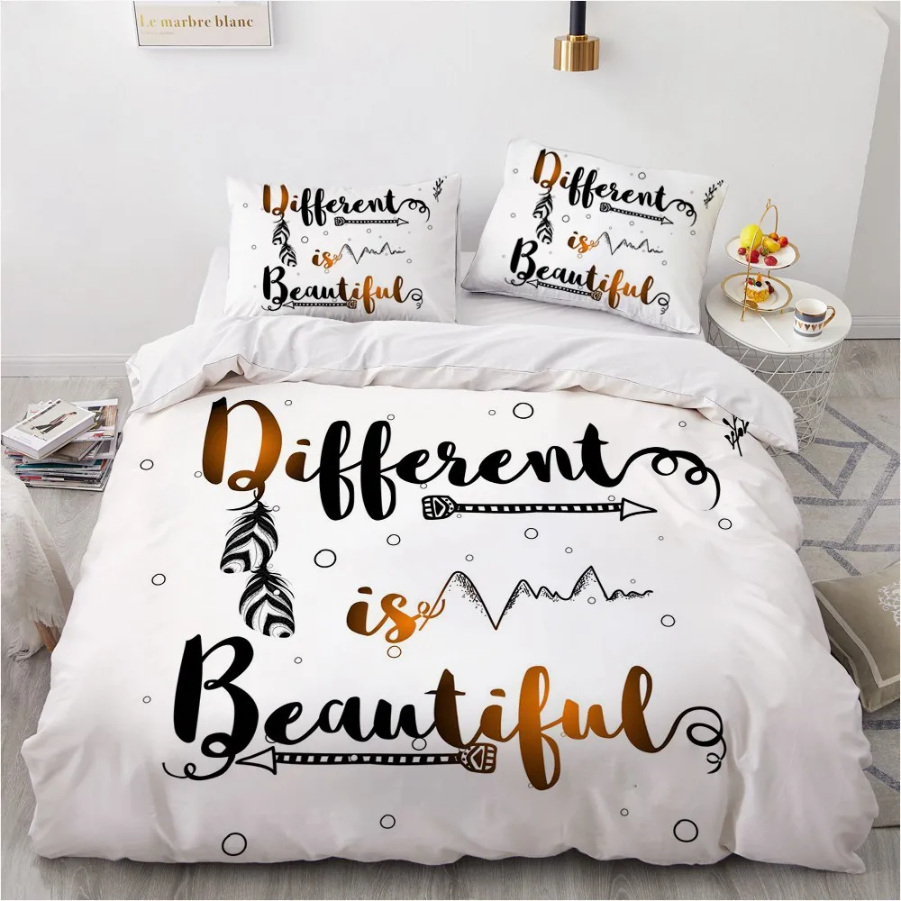 DIMI Full King Queen Double Single Size Home Textile Classic 3D Design Custom Bed Linen Comforter Quilt Cover Bedding Set