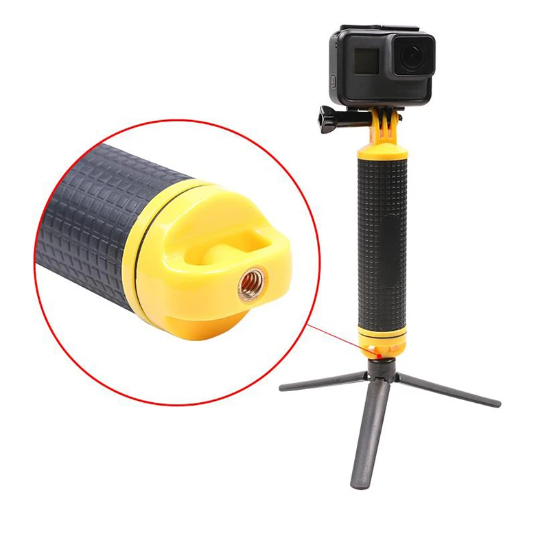 

Плавающий монопод с ручкой для дайвинга аксессуары для плавания Женский 10 9 8 7 6 5 4 Yi 4K SJCAM Dji Osmo 1 2 Экшн-камера