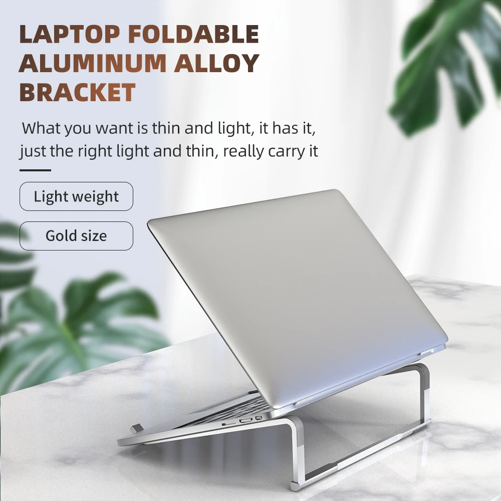 ! Подставка для ноутбука ACCEZZ из алюминиевого сплава складная MacBook Air iPad Pro |