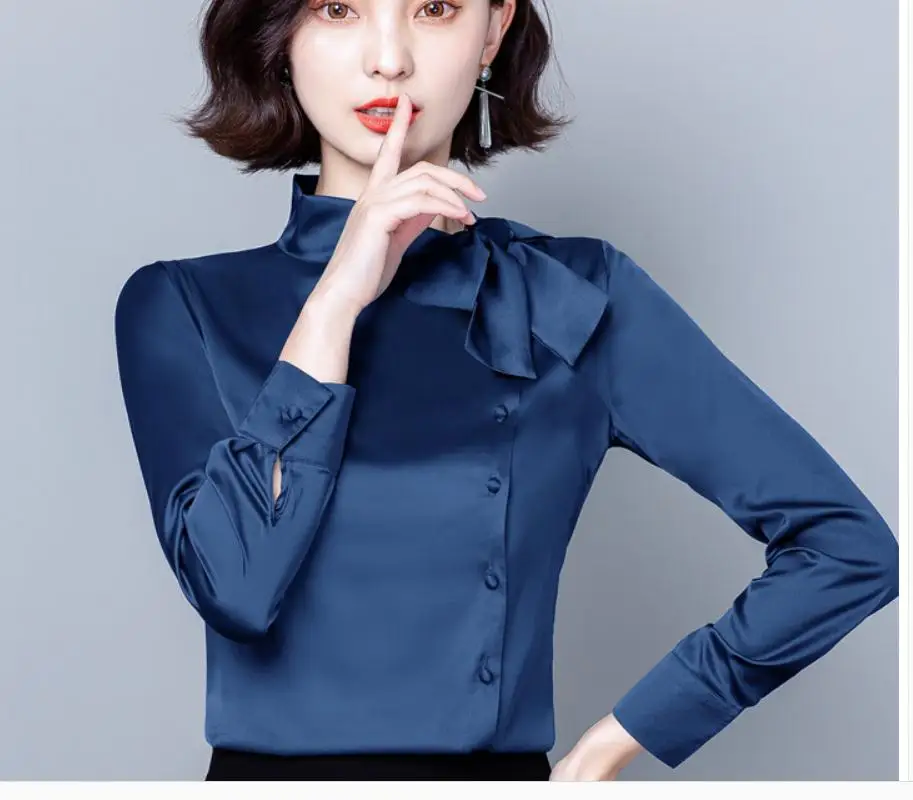 

2021 spring and autumn Summer Long sleeve Women's shirt
