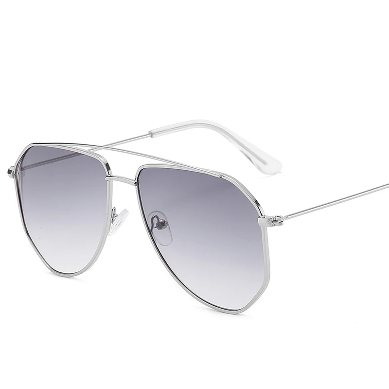 

Classic Aviation Sunglasses Women Men Pilot Driving Metal Frame Sun Glasses Male UV400 pink Gafas De Sol For Men Gradient Purple