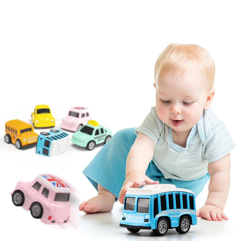 Модель автомобиля 8 шт. игрушечная Мобильная машина полицейский грузовик модель